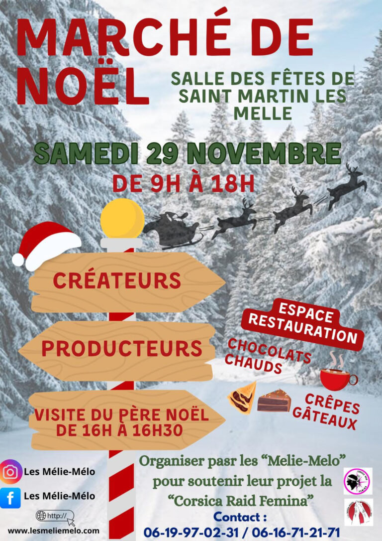 Marché de Noël le 29 novembre
